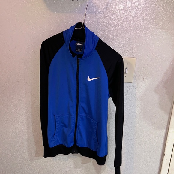 Nike Black and Blue Athletic Jacket - Picture 1 of 1